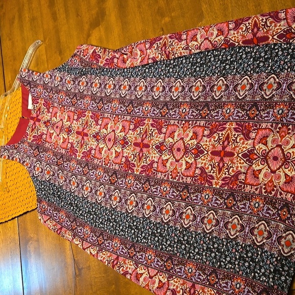 Allison Joy Red and Multicolor Dress From Papillon. 2 Dresses For 1 Price! - Picture 5 of 8